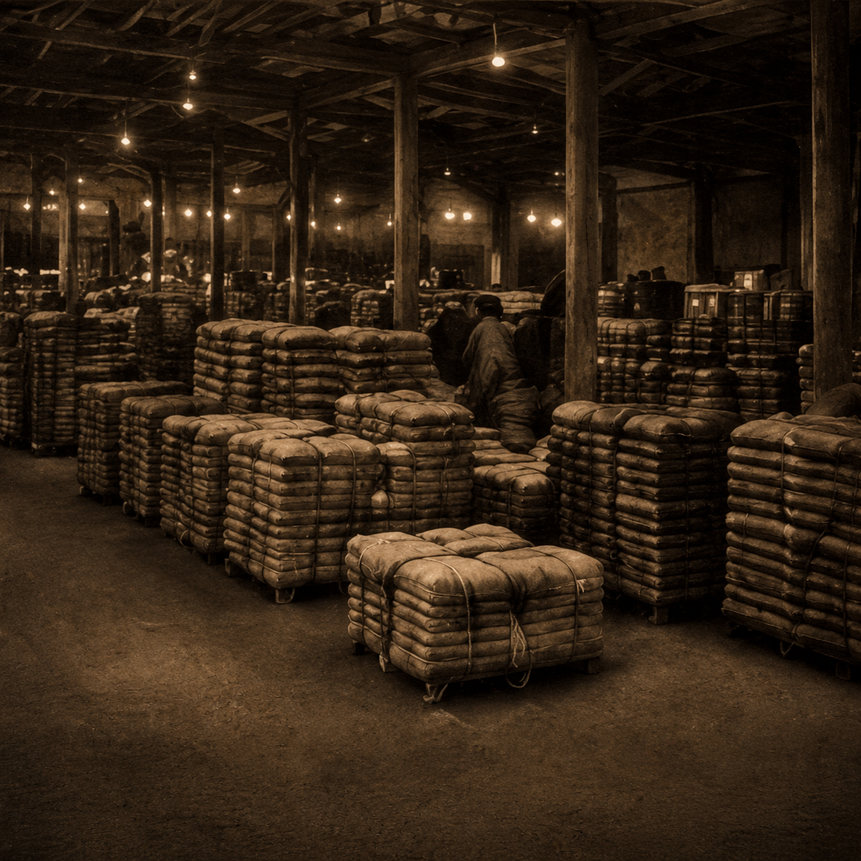 Warehouse operations, 1950s